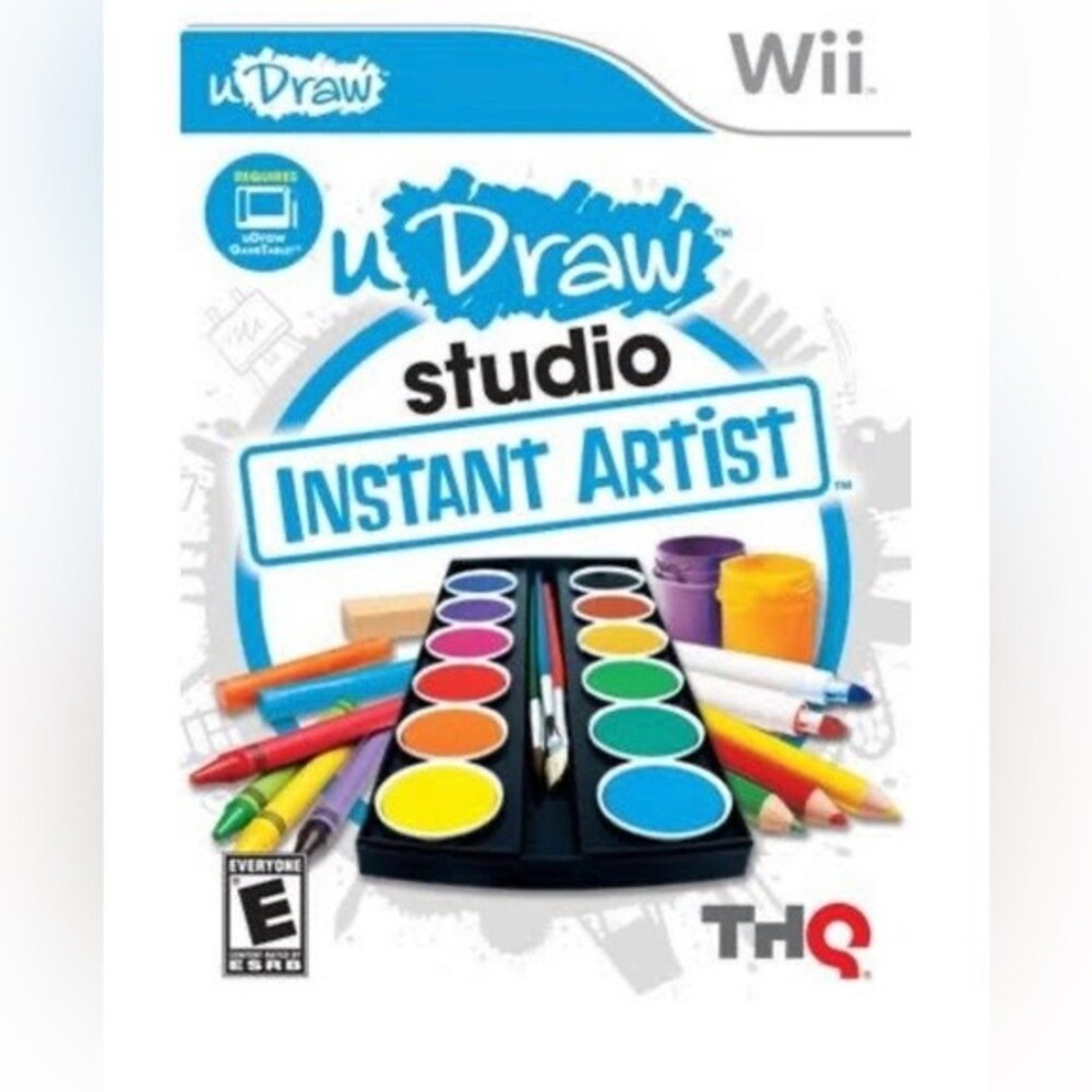 uDraw Studio Instant Artist Video Game For Nintendo Wii